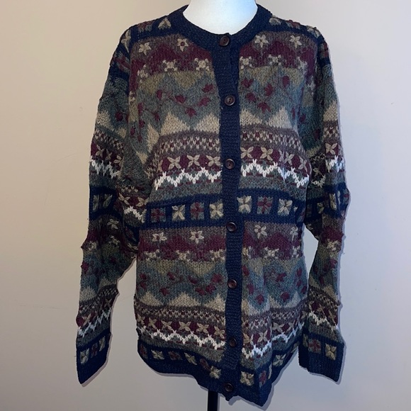 Vintage GAM Wool Sweater Large - Picture 3 of 13